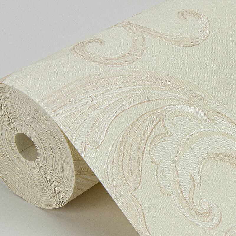Sirpi Noemi Cream Acanthus Wallpaper - 20.5 x 396 x 0.025
