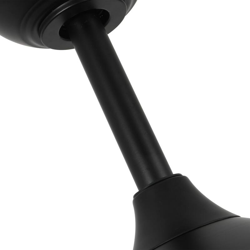 42'' Black Indoor Ceiling Fan with Light Remote Control