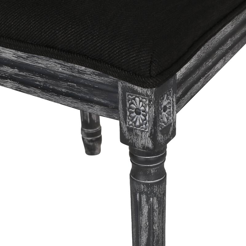 Regan Wood and Cane Upholstered Expandable 7 Piece Dining Set by Christopher Knight Home