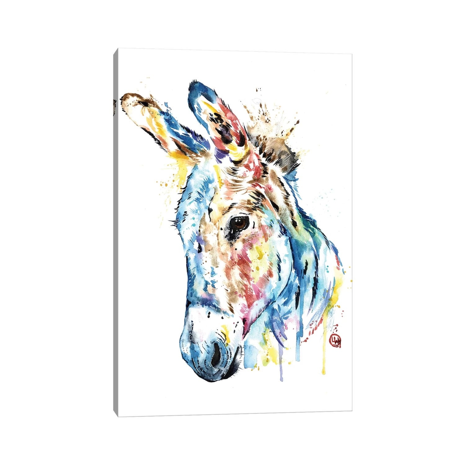 iCanvas "Donkey" by Lisa Whitehouse Canvas Print