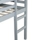 preview thumbnail 4 of 28, Stylish & Simple Solid Wooden Twin Loft Bed with Ladder, Sturdy Construction & Safety Guaranteed, Space-saving