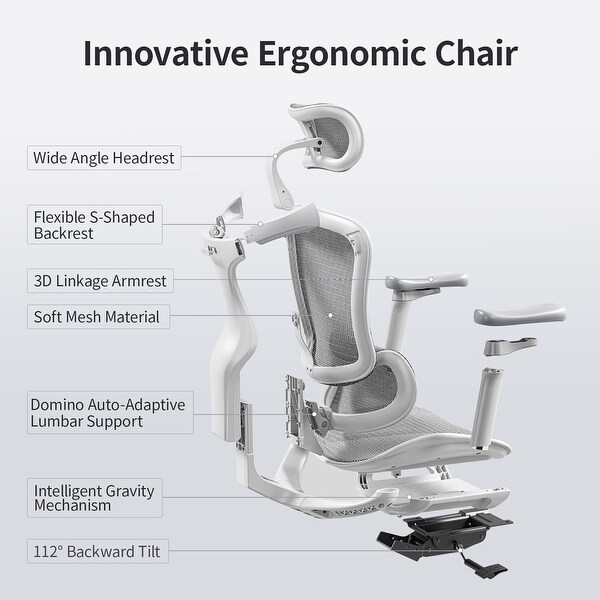 SIHOO Ergonomic Ofiice Chair Doro-C300, Auto-Adaptive Lumbar
