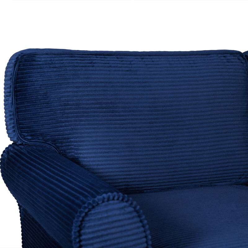 Modern 2-Seater Sofa,Padded Armrests