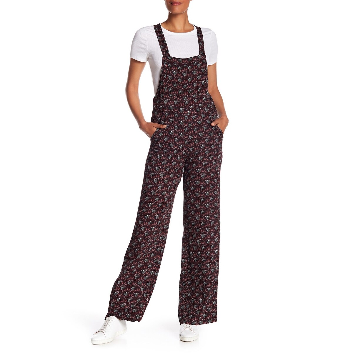 black patterned jumpsuit