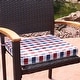 preview thumbnail 21 of 19, Sunnydaze 2 Square Indoor/Outdoor Seat Cushions with Ties - 17 x 17