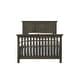 preview thumbnail 6 of 7, Nursery 60" Wide Convertible Crib, Gray