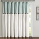preview thumbnail 141 of 152, Lush Decor Linen Button Single Panel Window Curtain