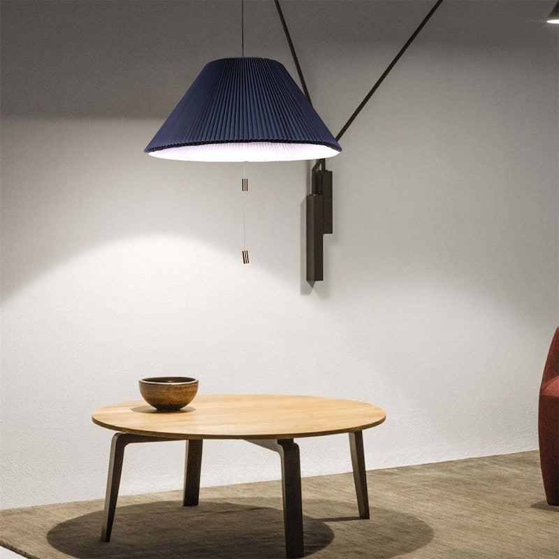 Blue Shape Changing Pendant Lamp