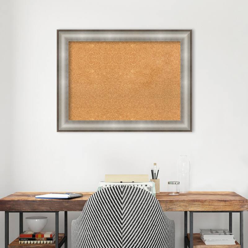 Imperial Framed Natural Corkboard Bulletin Board