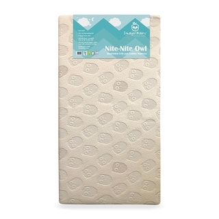 Mattress Nite-Nite 52" Wide Dual Sided Crib Mattress, Cream