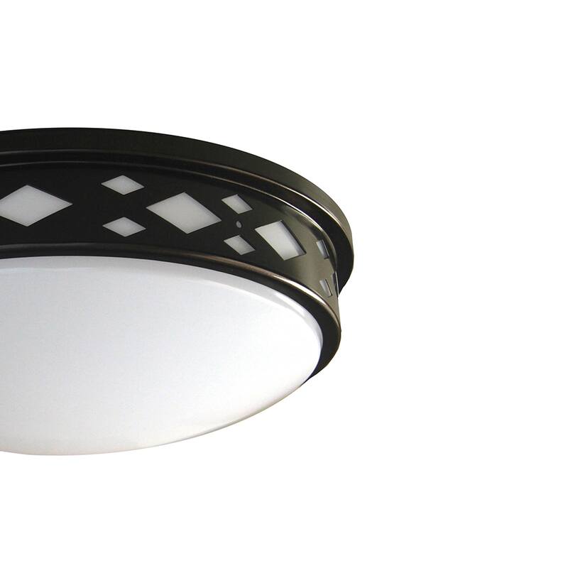 Amax Lighting 20W LED diamonud fixture in Brush Nickel Finish
