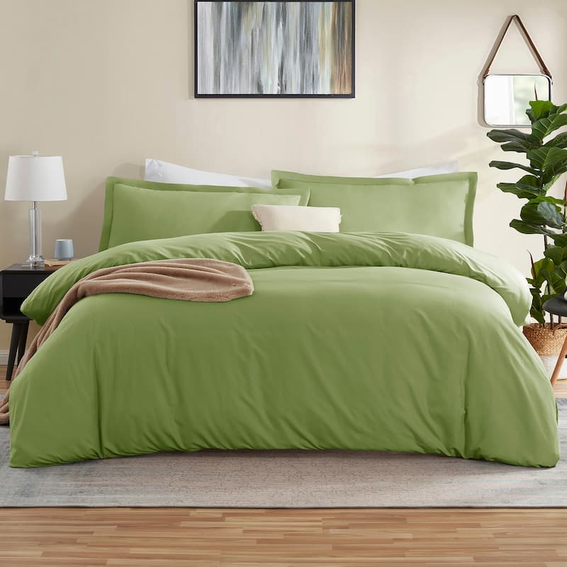 Emperyan 7 PC Bedding Set, Luxury Microfiber Duvet Cover With Sheets Bed Sets