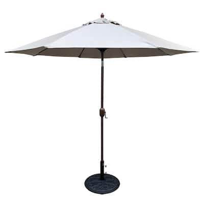 Tropishade 7.5' Market Umbrella with Sunbrella 5481 Tanner Taupe