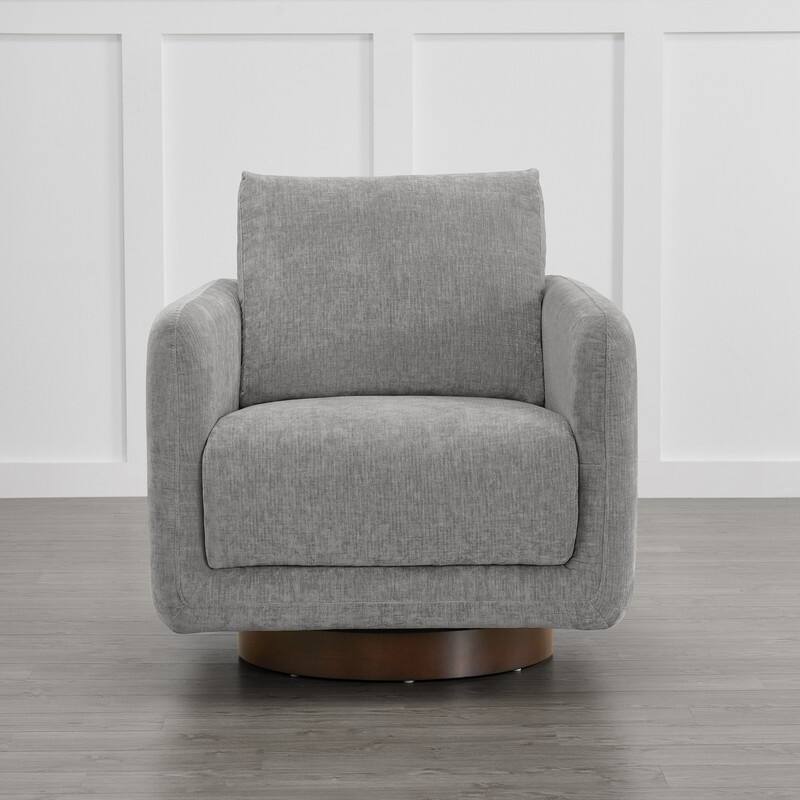 Rebecca Swivel Accent Chair Armchair with Back Cushion