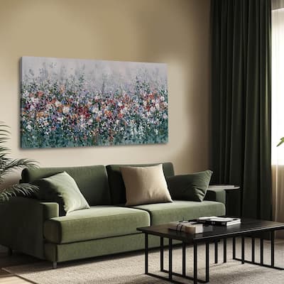 Colorful Flowers Wall Decor Countryside Framed Wall Art
