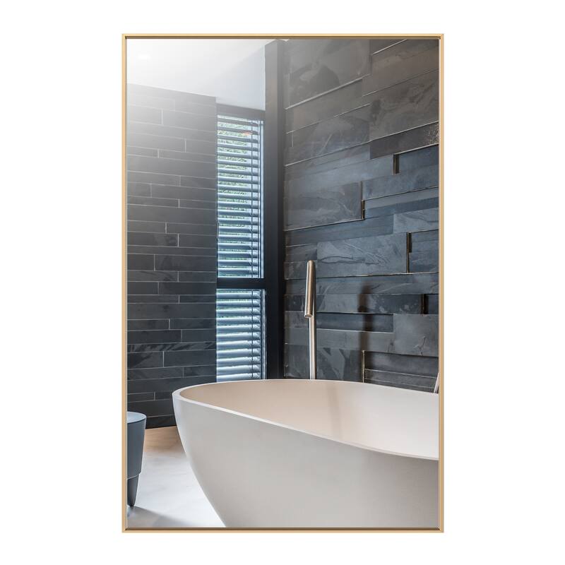 Ledel Framed Bathroom Vanity Mirror Rectangle Wall Mirror