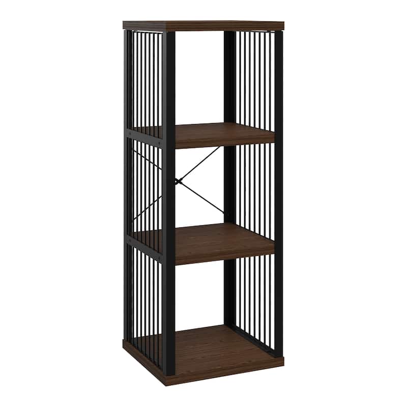 ClosetMaid Steel Frame 3-Cube Organizer - Apple Walnut