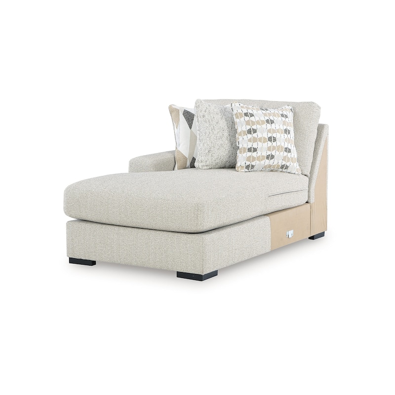 Signature Design by Ashley Laurelgrove Beige 5-Piece Sectional with Chaise