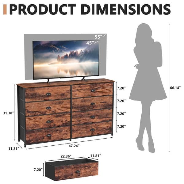Long Dresser for Bedroom - On Sale - Bed Bath & Beyond - 42781869