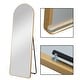 preview thumbnail 16 of 20, Arched Metal Full-length Standing Floor Mirror