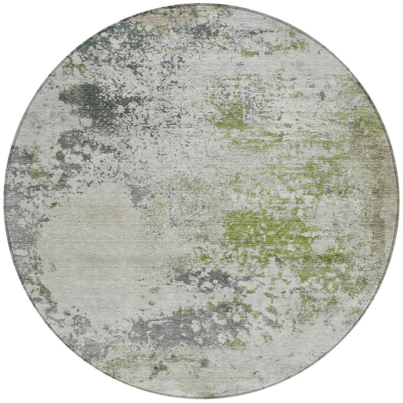 HomeRoots Abstract Transitional Rectangle Outdoor Rug