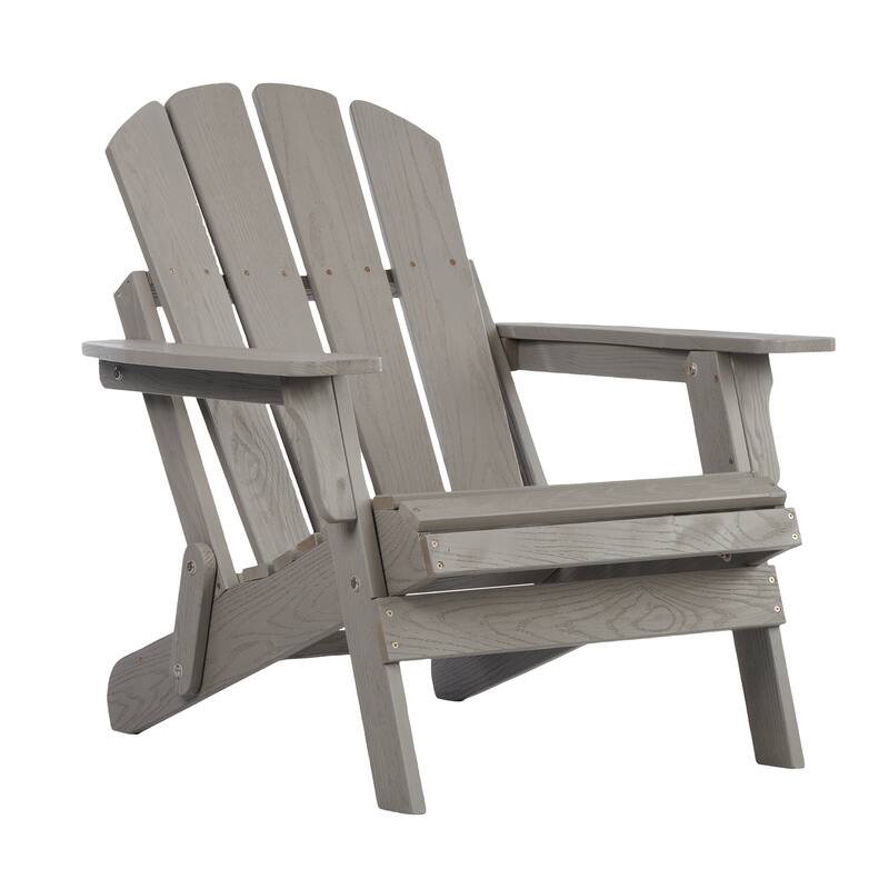 Wood Folding Adirondack Chair Outdoor Chair, Arm Chair Reading Chair Accent Chair Leisure Chair Side Chair