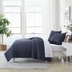 preview thumbnail 6 of 15, Nautica Solid Brushed Jersey Reversible Quilt Set