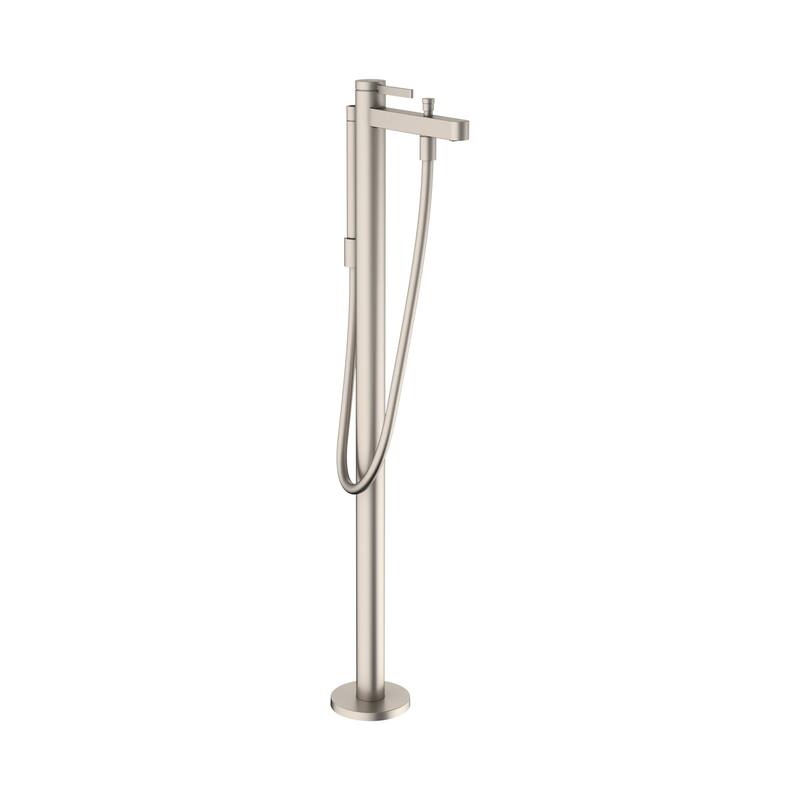 Hansgrohe 76445 Finoris Floor Mounted Tub Filler with Built-in - Brushed Nickel