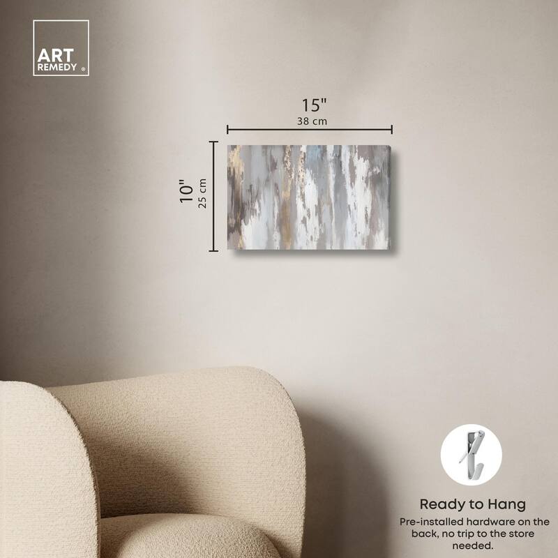 Flooding Gold I Canvas by Art Remedy, Gallery Wrapped