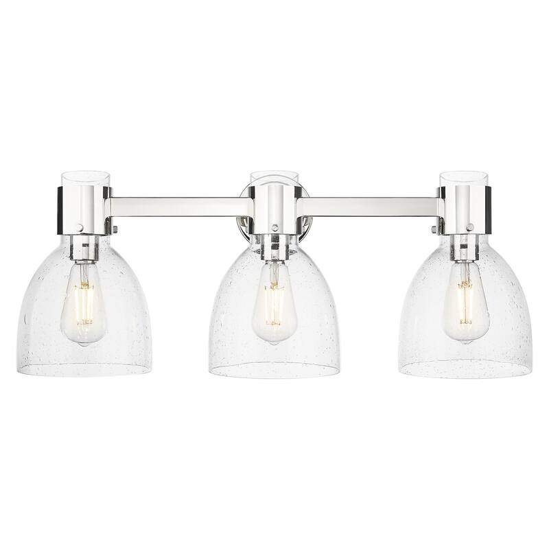Innovations Lighting 464-3W-G464D-7SDY Lawton Bell 3 Light 24" Wide - Polished Nickel