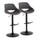 preview thumbnail 34 of 144, Silver Orchid Svellingen Adjustable Bar Stool with Rounded T Footrest - Set of 2