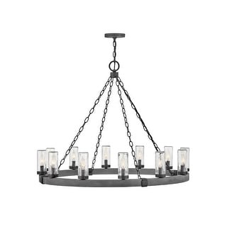 Hinkley Lighting Sawyer 12 Light 38" Wide Open Air Outdoor Chandelier