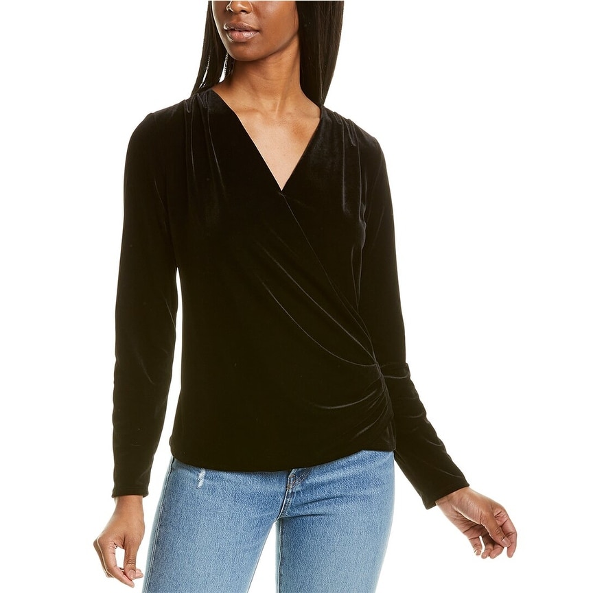 Vince camuto velvet top clearance
