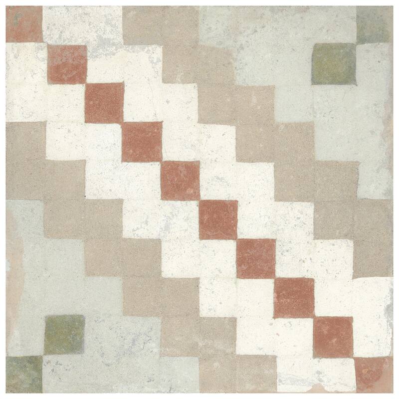 Merola Tile Kings Valentia Ruzafa 8-3/4" x 8-3/4" Porcelain Floor and Wall Tile