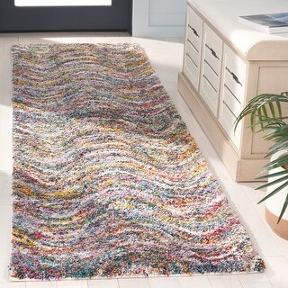 SAFAVIEH Fiesta Shag Mindi Abstract Rug - Bed Bath & Beyond - 11740120