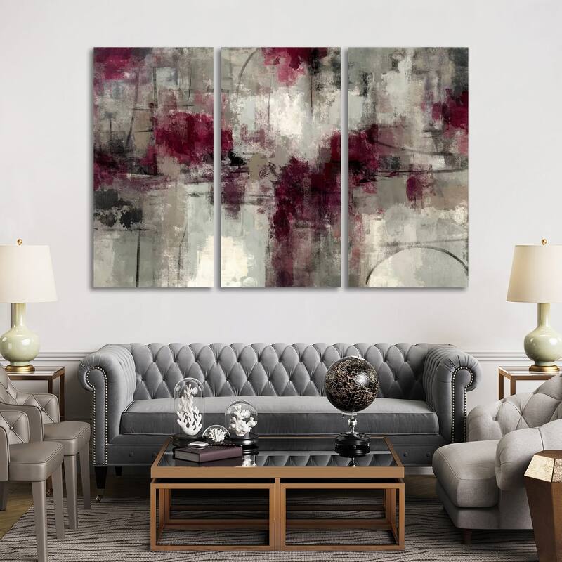 iCanvas "Stone Gardens " by Silvia Vassileva 3-Piece Canvas Wall Art Set