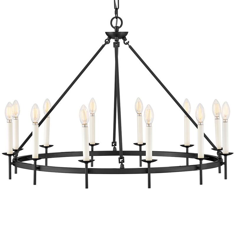 Hinkley Lighting 47476 Copley 12 Light 36" Wide Taper Candle Style