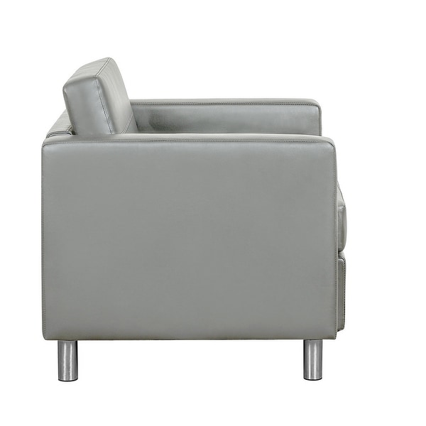 Vinyl top club chair