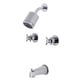preview thumbnail 17 of 18, Concord Two-Handle Tub and Shower Faucet Polished Chrome