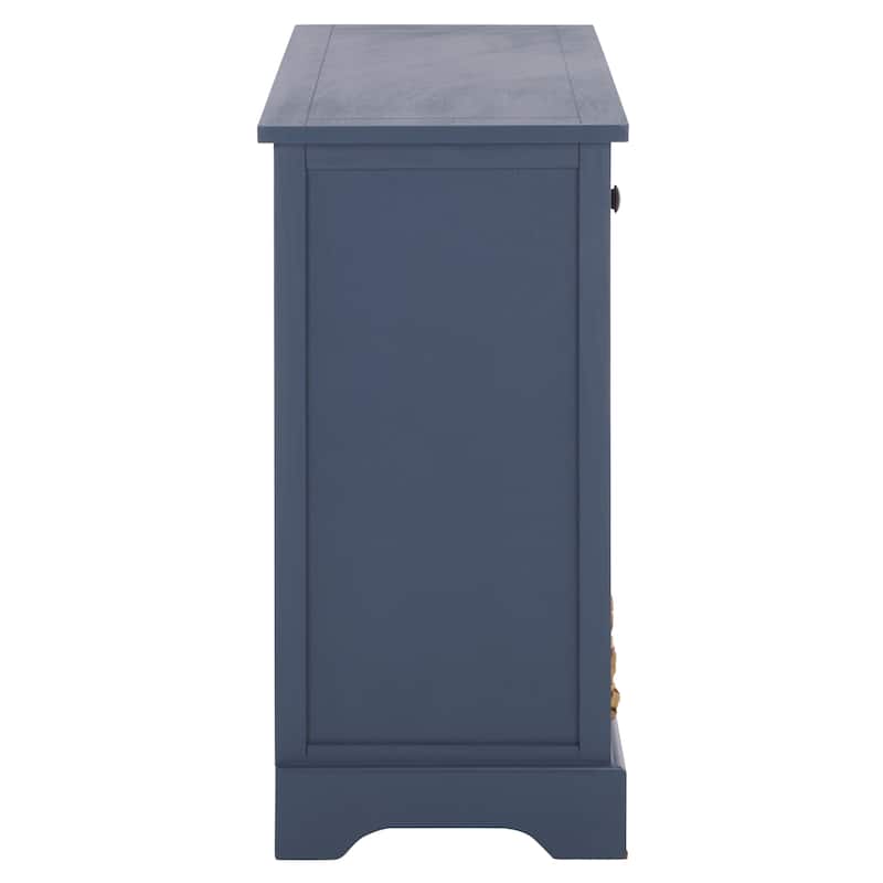 SAFAVIEH Ardelia Red 6-Drawer Storage Unit (Fully Assembled) - 30"W x 13"D x 26"H