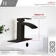 preview thumbnail 24 of 28, Stylish Single-Hole Bathroom Faucet Plate A-801 - 6 1/8"x 2 1/2"