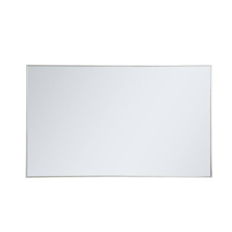 Elegant Lighting Eternity 60" x 36" Rectangular Beveled Metal Framed
