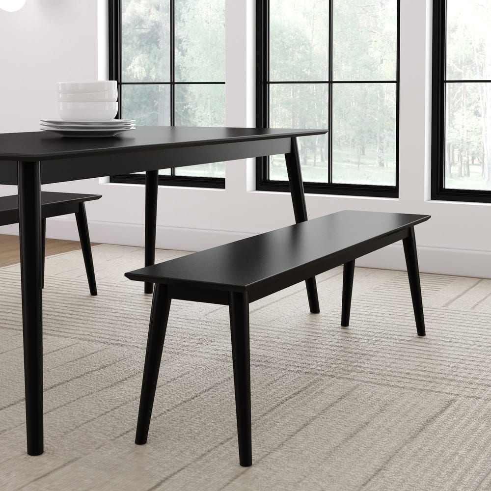 Plank and Beam Mid-Century Modern Dining Bench - 59"