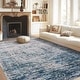 preview thumbnail 31 of 38, Ombre Vintage Area Rug Distressed Washable Living Room Bedroom Rug Indoor Carpet Ultra-Thin Soft Rug Non-Slip