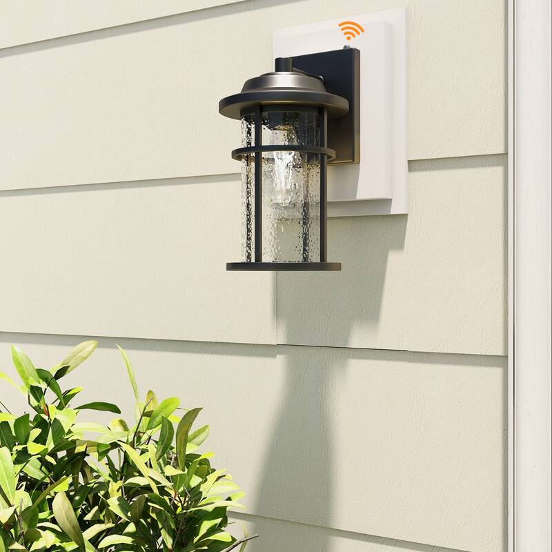 2Pack-1 Light Outdoor Wall Light Dusk to Dawn - 7.56"x9.6"x13.54"