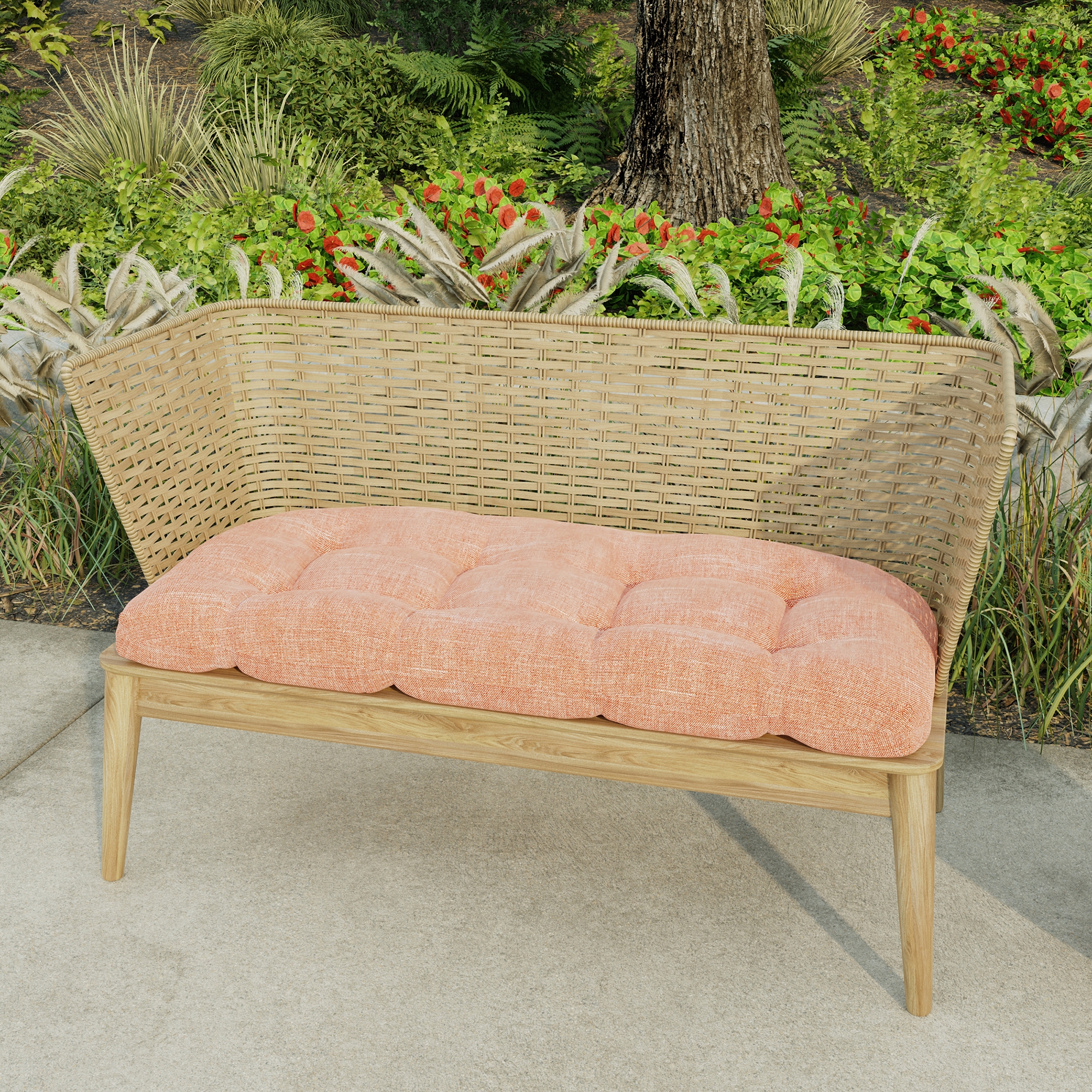 Outdoor bench cushion 44 x 18 sale