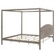 preview thumbnail 22 of 20, King Size Canopy Platform Kids Bed Frame with Headboard & Support Legs, Safety Guaranteed, Easy to Assemble, Grey Wash