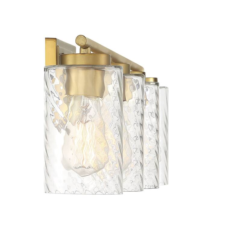 Meridian M80039 4 Light 32" Wide Bathroom Vanity Light with Swirl
