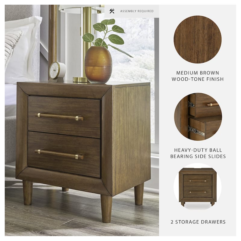 Signature Design by Ashley Lyncott Brown Nightstand