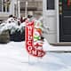 Option Snowmen with Arrow Welcome